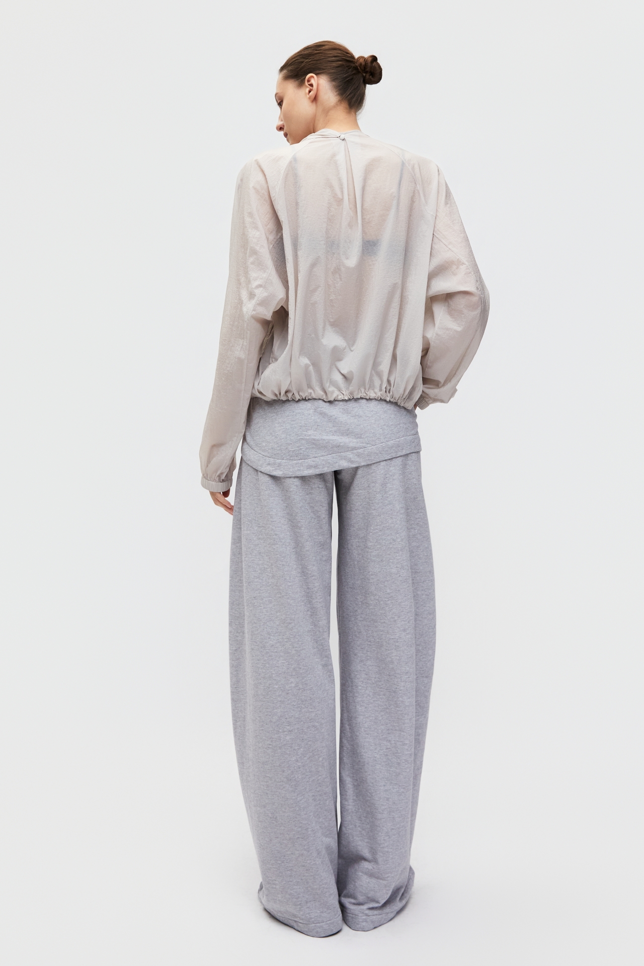 ASYMMETRICAL SKIRT PANTS (S26PT5031GY)