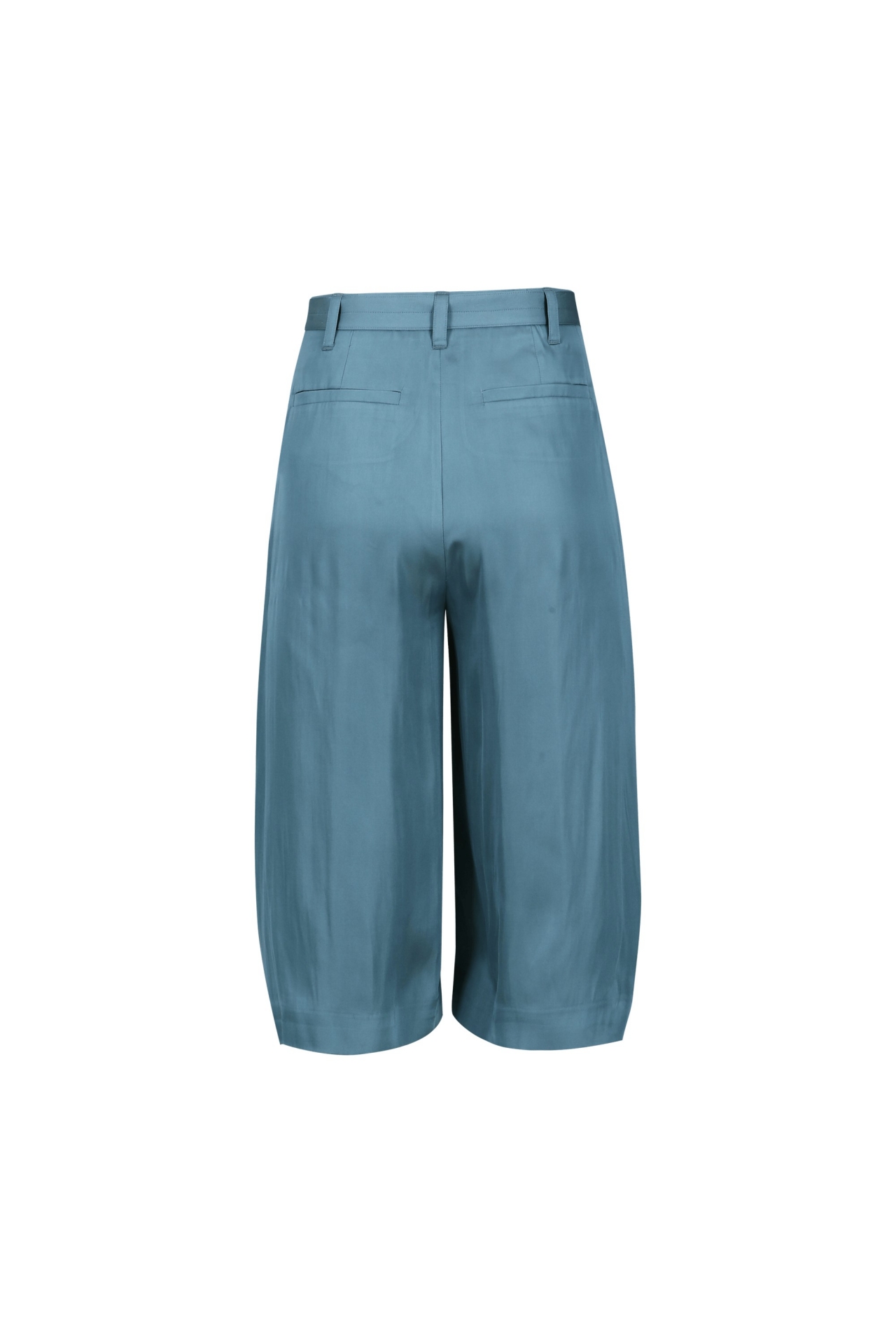 BELTED LOOSE BERMUDA PANTS (S26PT5041BL)