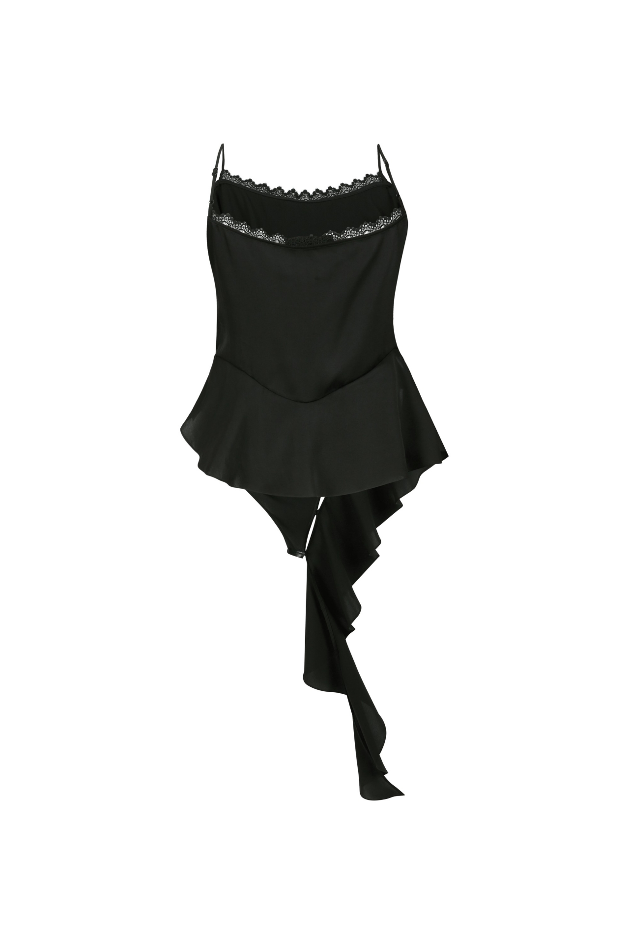 SPLICED ASYMMETRIC TOP (S26TO10011BK)
