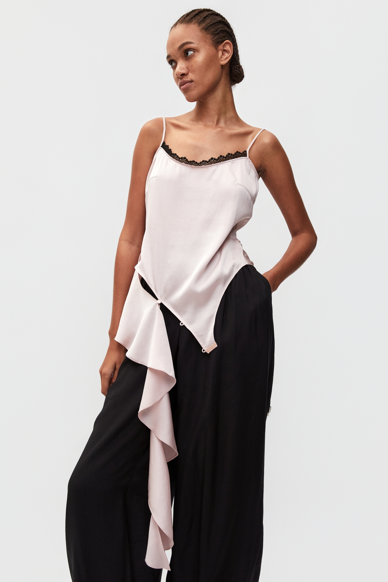 SPLICED ASYMMETRIC TOP (S26TO10011PK)