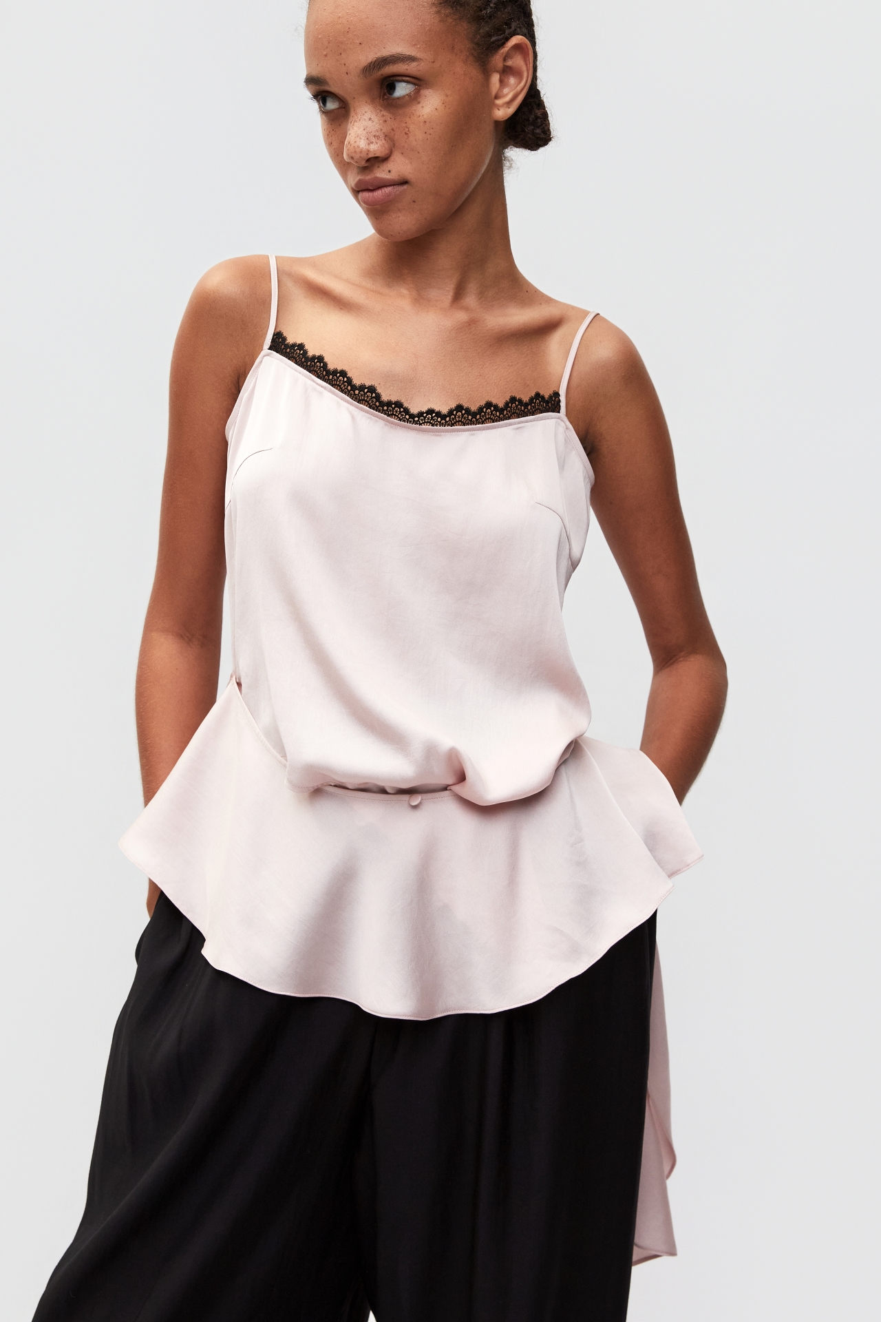 SPLICED ASYMMETRIC TOP (S26TO10011PK)