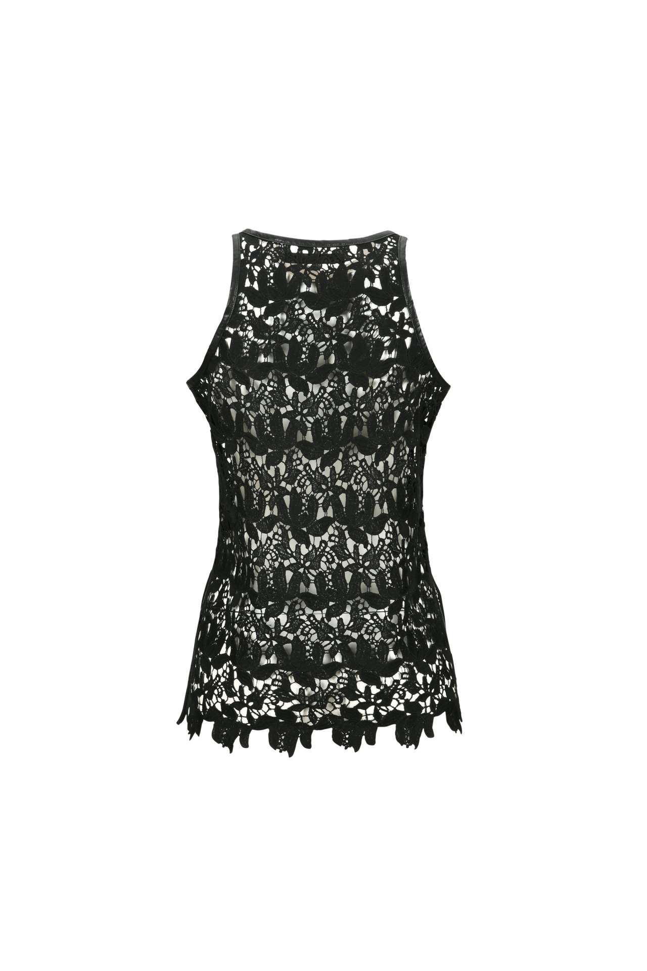 LACE SLEEVELESS TOP (S26TO10032BK)