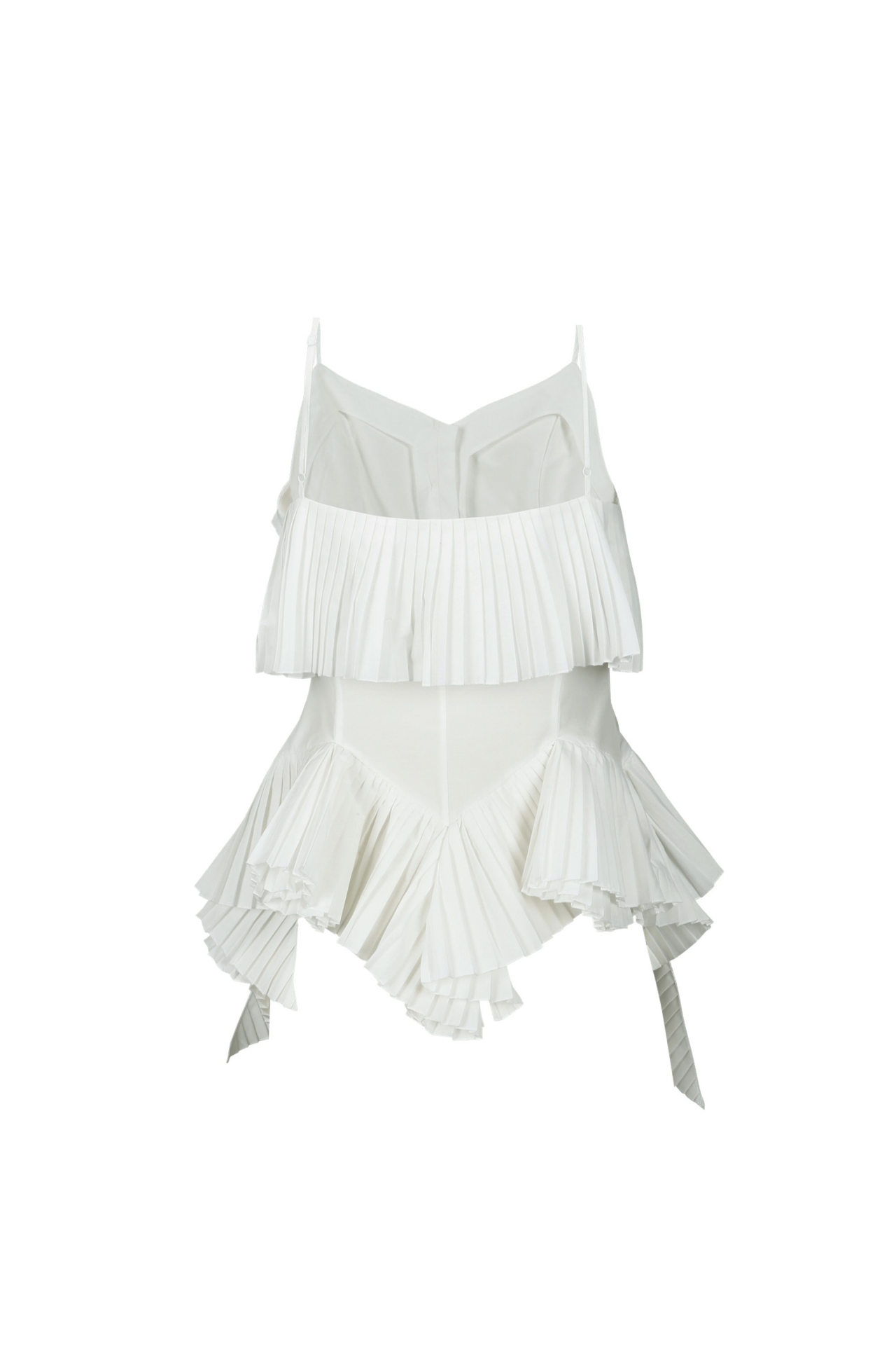 ASYMMETRIC PLEATED TOP (S26TO10062WH)