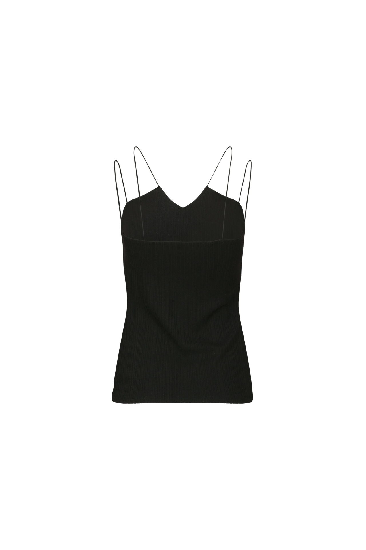 FITTED TANK TOP (S26TS11031BK)