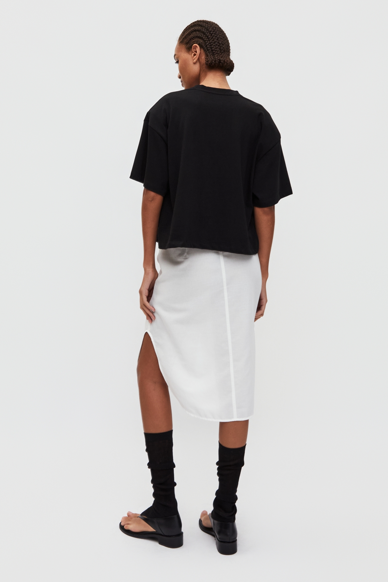 PANELLED T-SHIRTS (S26TS11051BK)