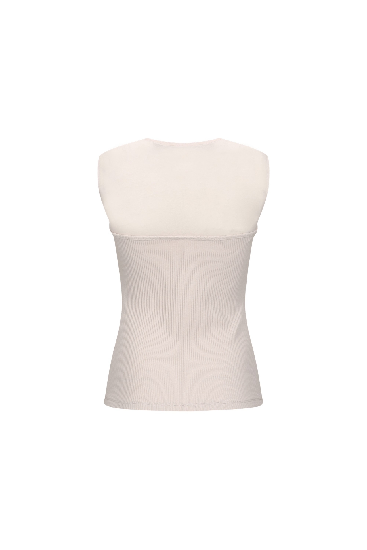 PANELLED SLEEVELESS TOP (S26TS11071PK)