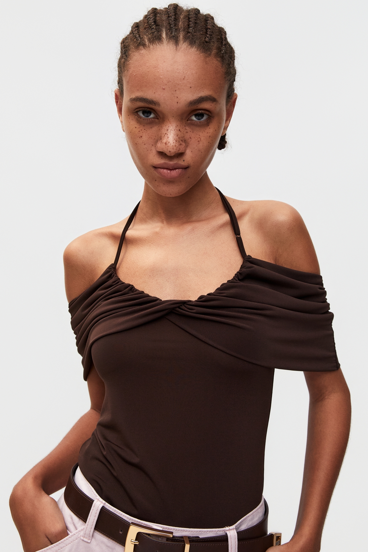 HALTER NECK T-SHIRTS (S26TS11081BR)