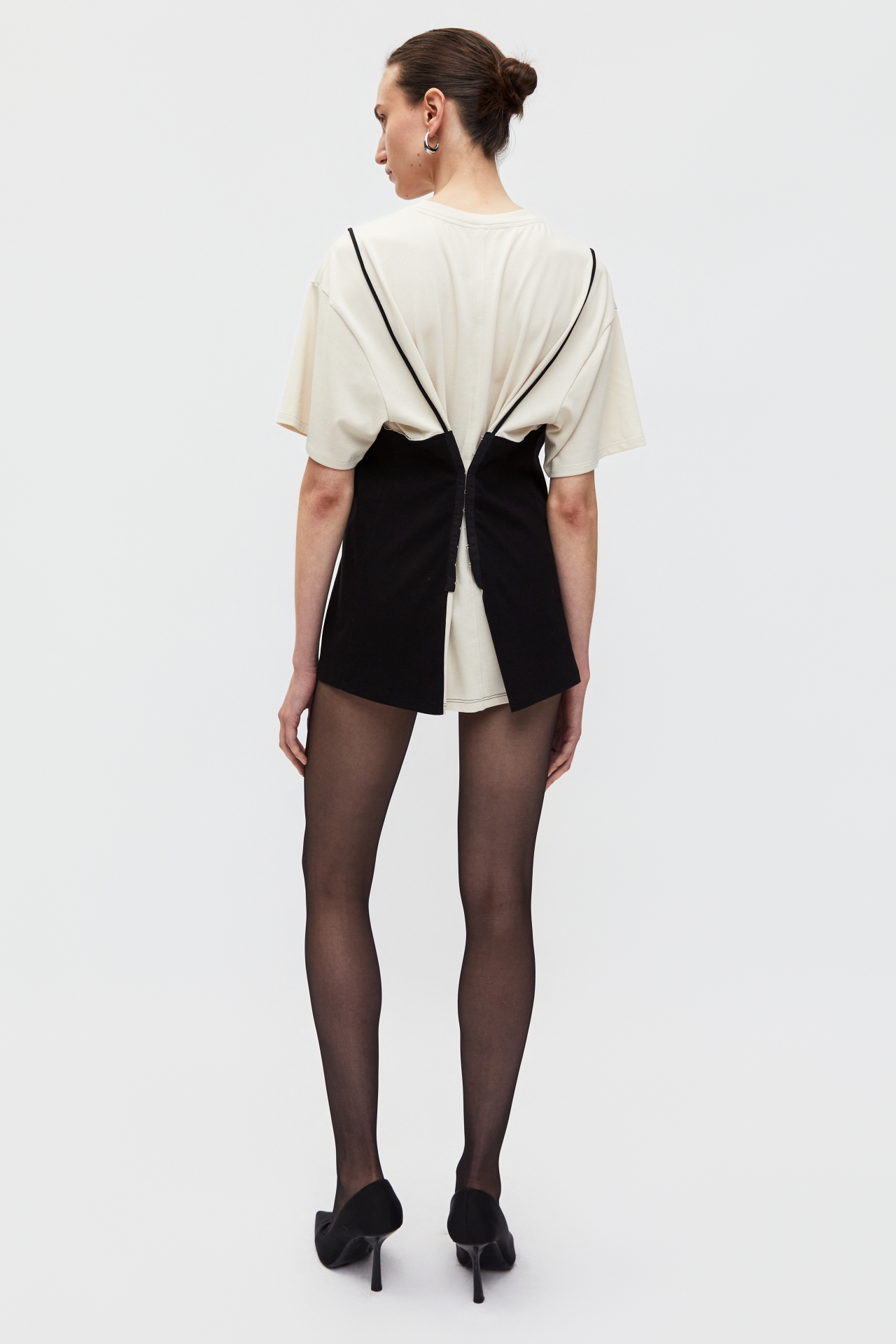 LACE SLIP LAYERED T-SHIRT (S26TS11091BE)