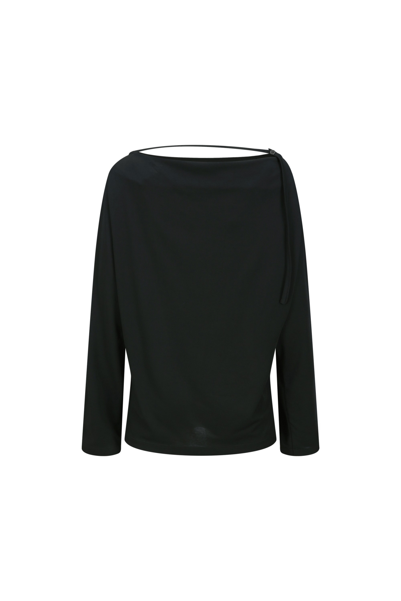 SOLID LONG SLEEVE TEE (S26TS11111BK)