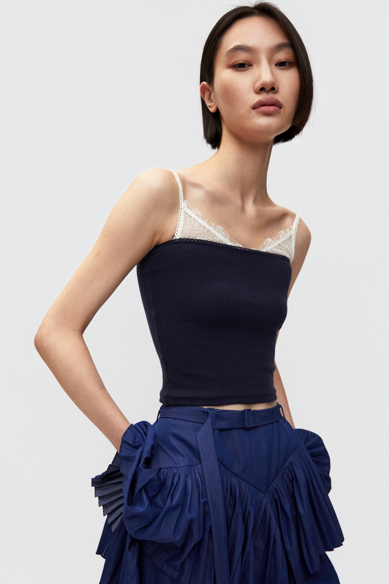 PATCHWORK CAMI (S26TS11181NV)