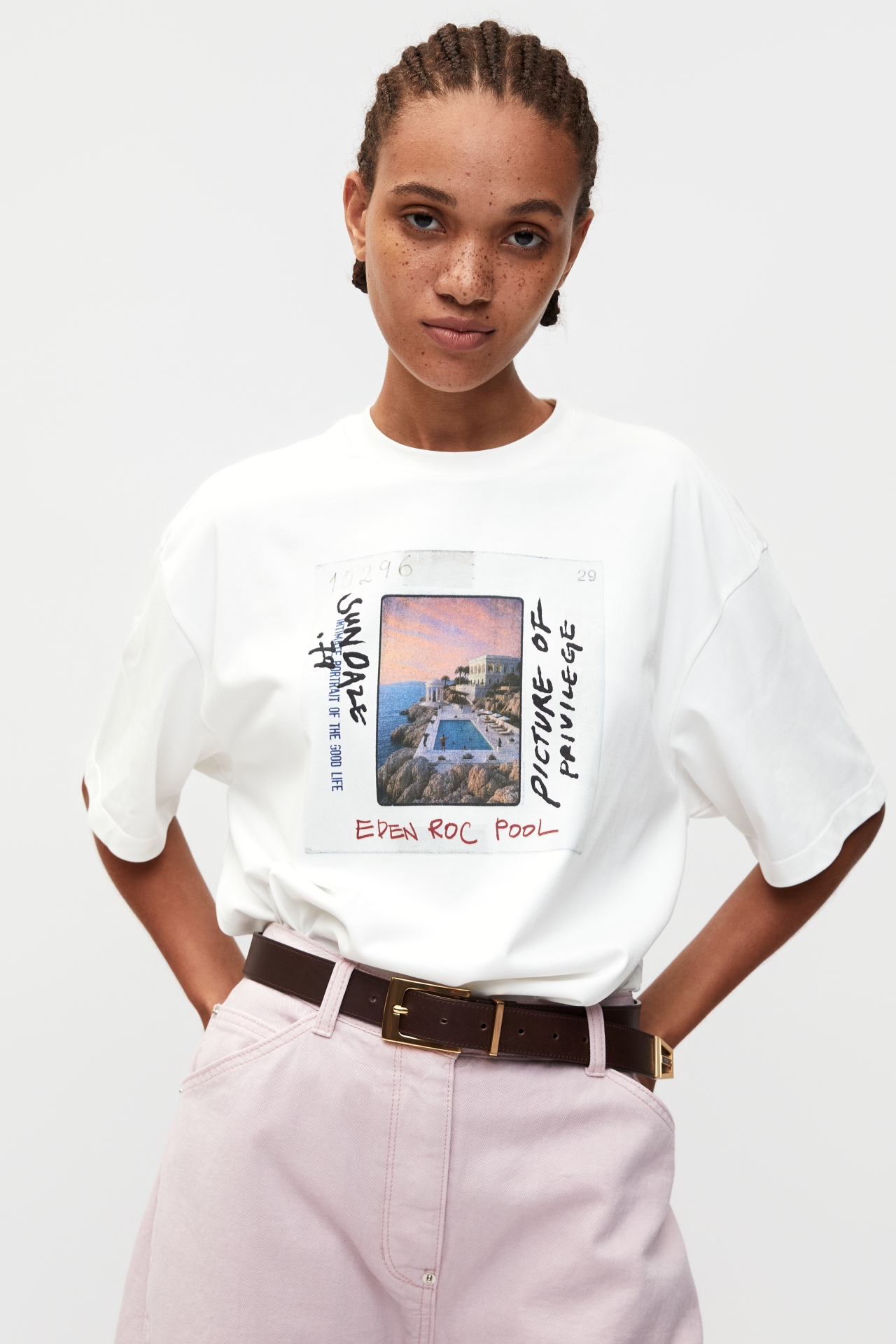 GRAPHIC PRINT T-SHIRT (S26TS11231WH)