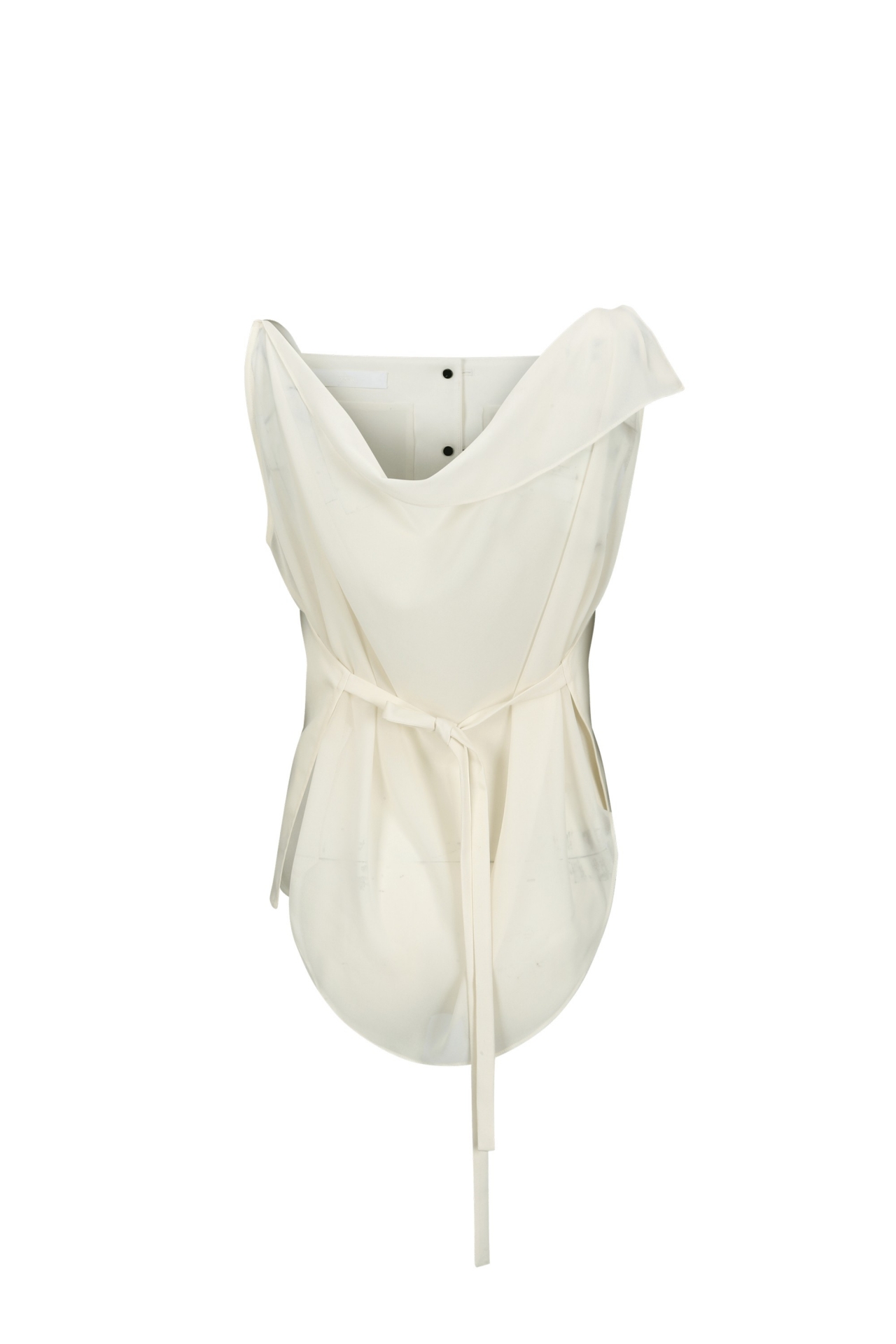 DRAPE PANEL VEST (S26VT3021IV)