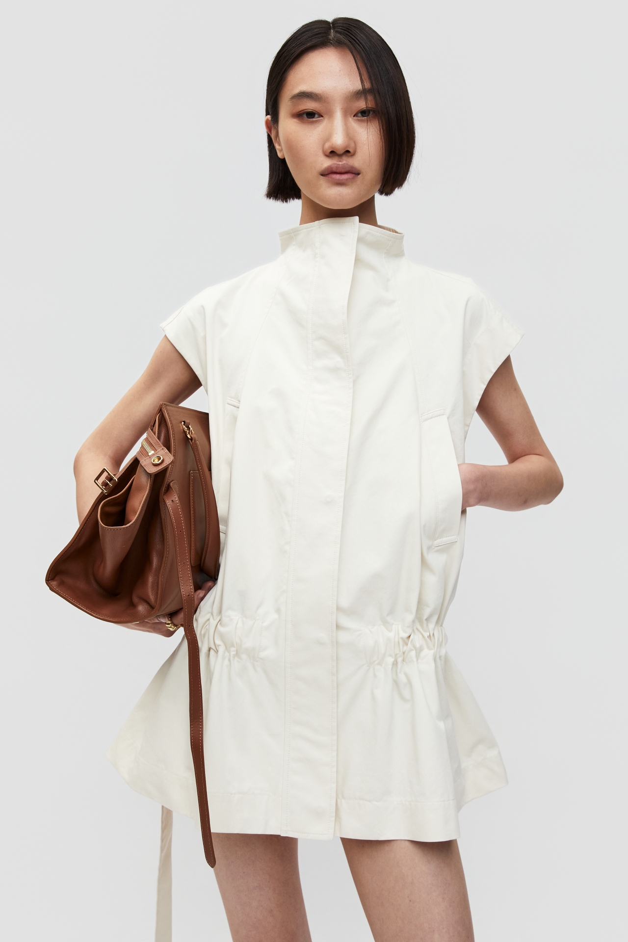 SLEEK CINCHED VEST (S26VT3031IV)