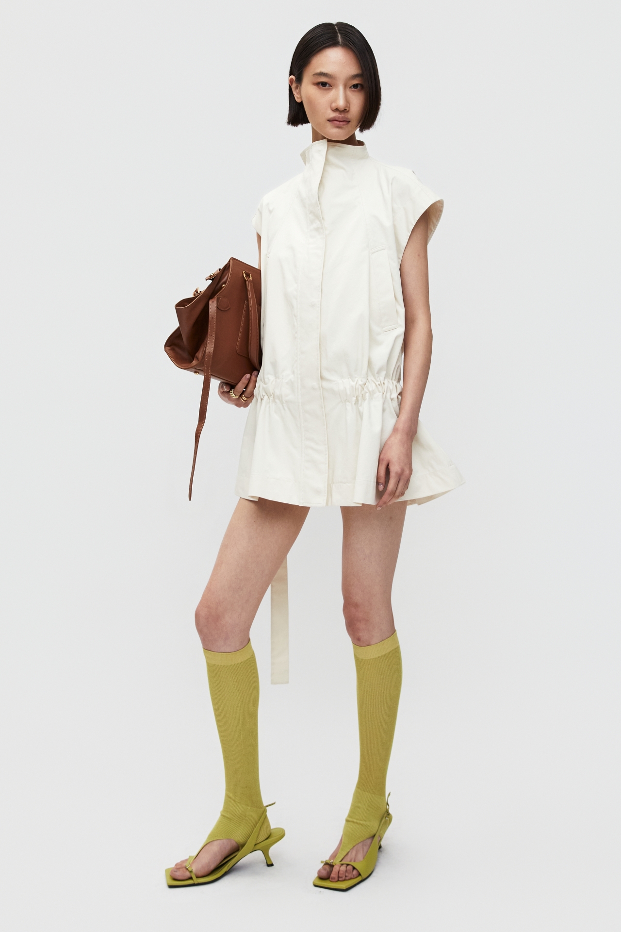 SLEEK CINCHED VEST (S26VT3031IV)