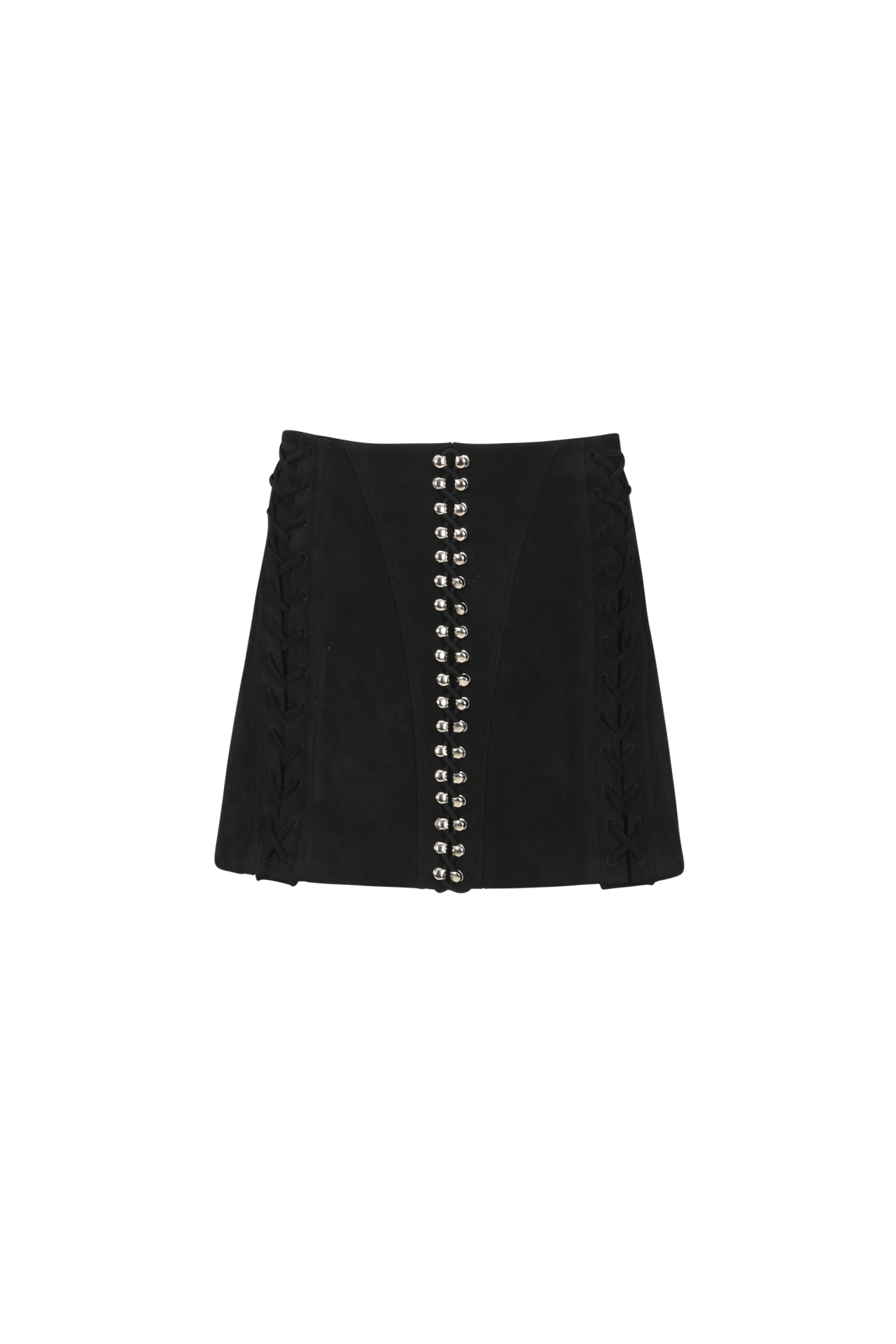 LACE UP SKIRT (W25SK6011BK)