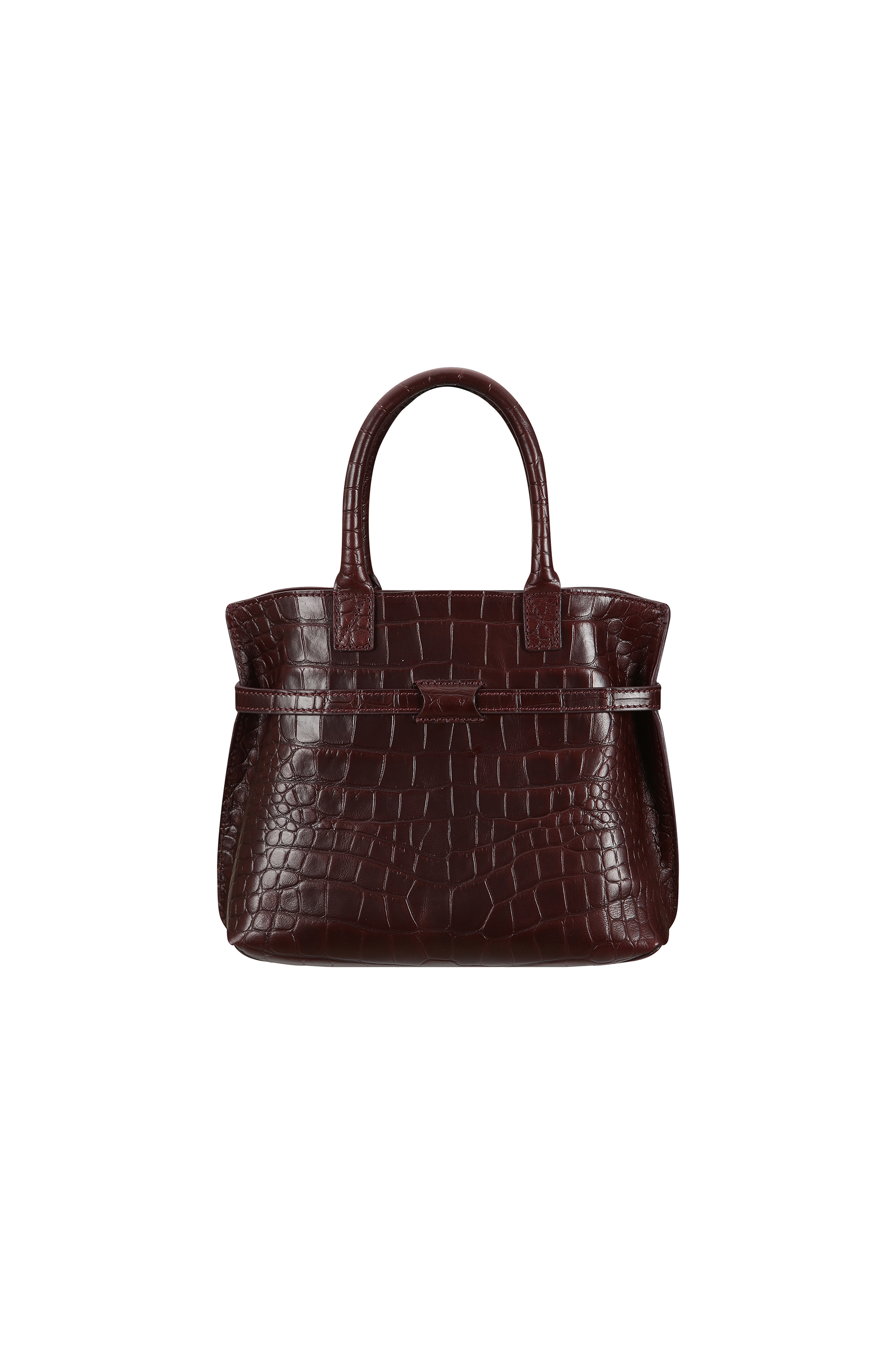 CROC-EMBOSSED MINI TOTE (W26AC12251BD)