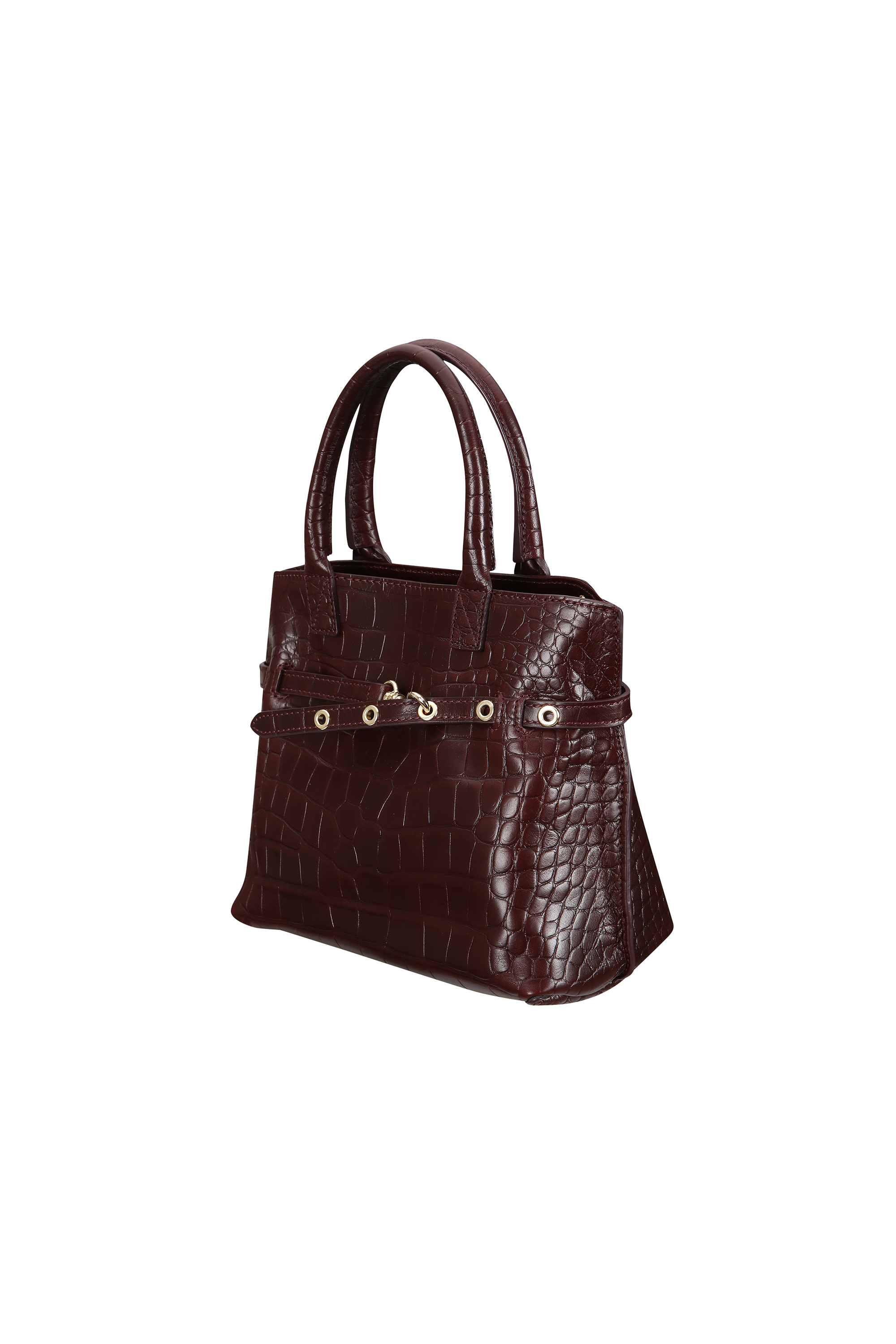 CROC-EMBOSSED MINI TOTE (W26AC12251BD)