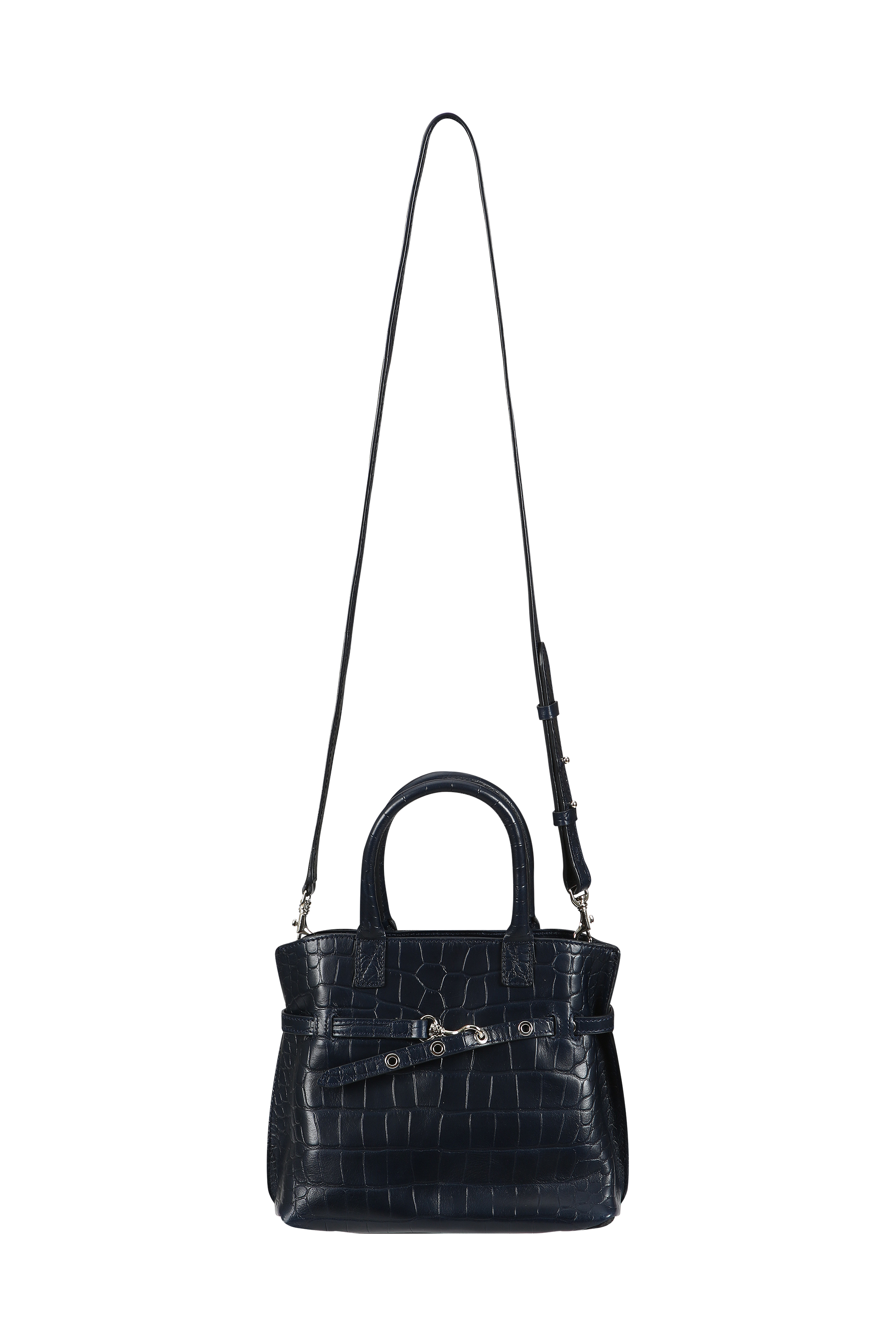 CROC-EMBOSSED MINI TOTE (W26AC12251NV)