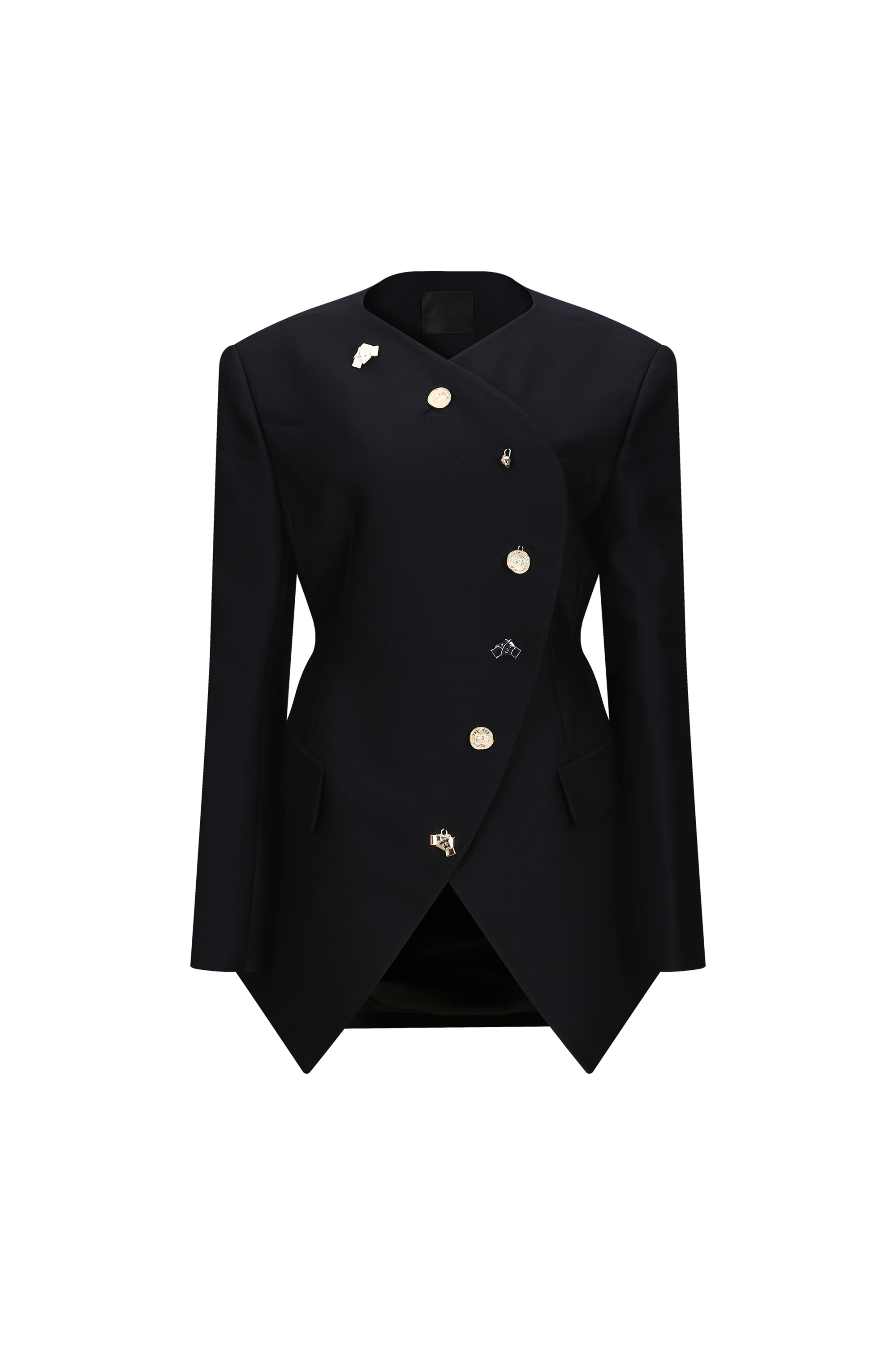 UNBALANCE TAILORED JACKET (W26JK2032NV)