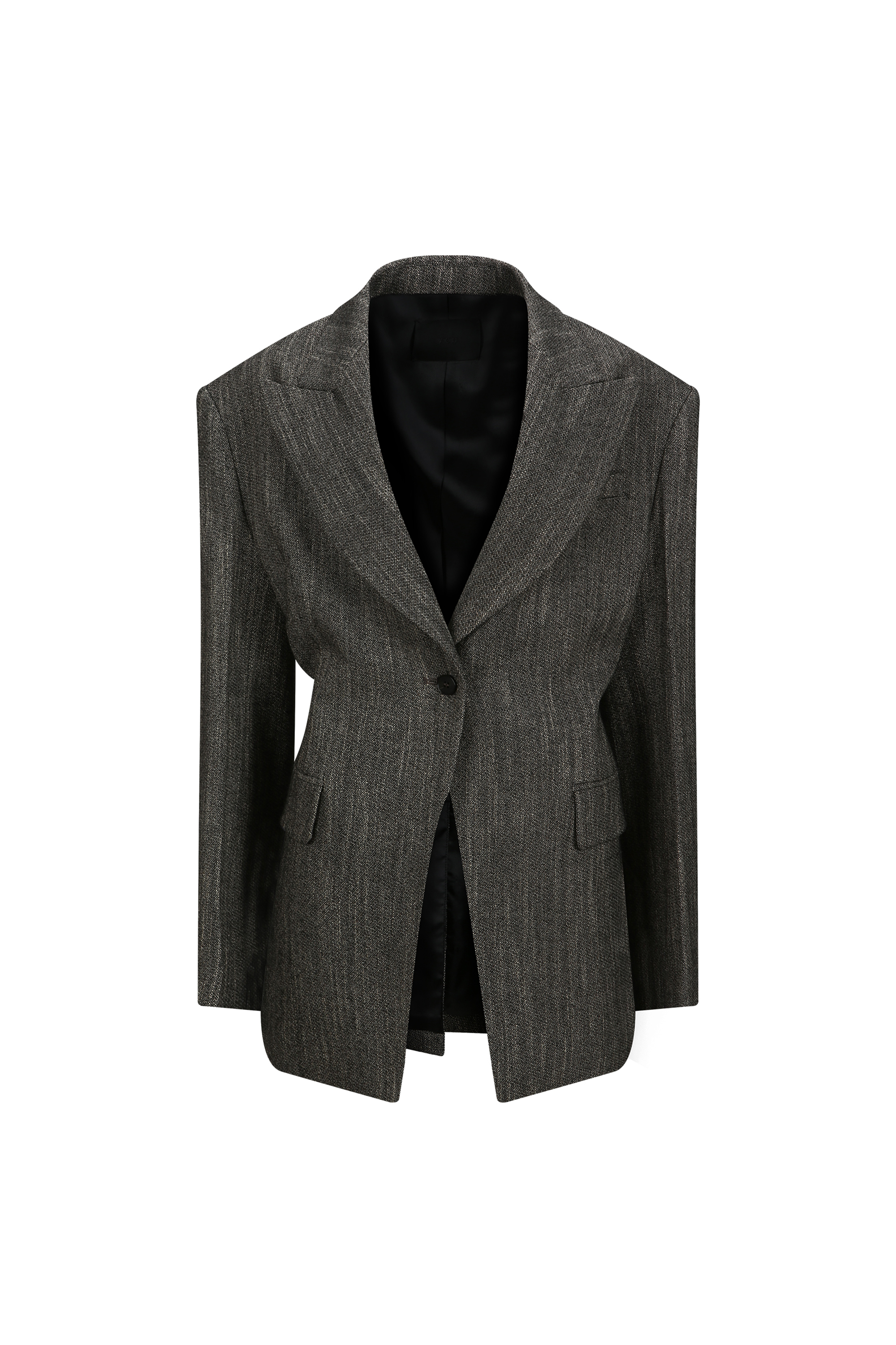 TAILORED WOOL BLEND JACKET (W26JK2052BK)