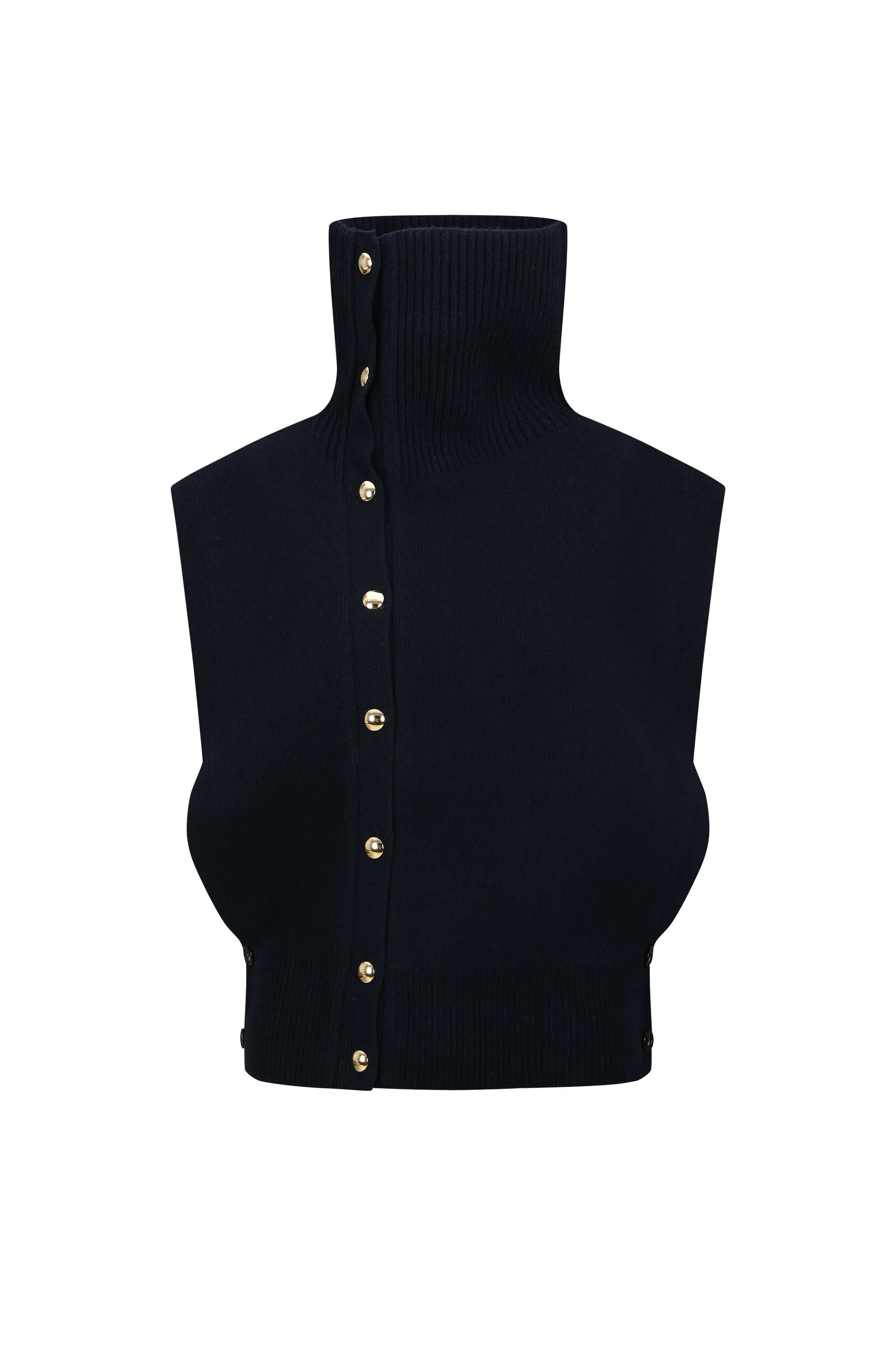 HIGH NECK KNIT VEST (W26KT9051NV)