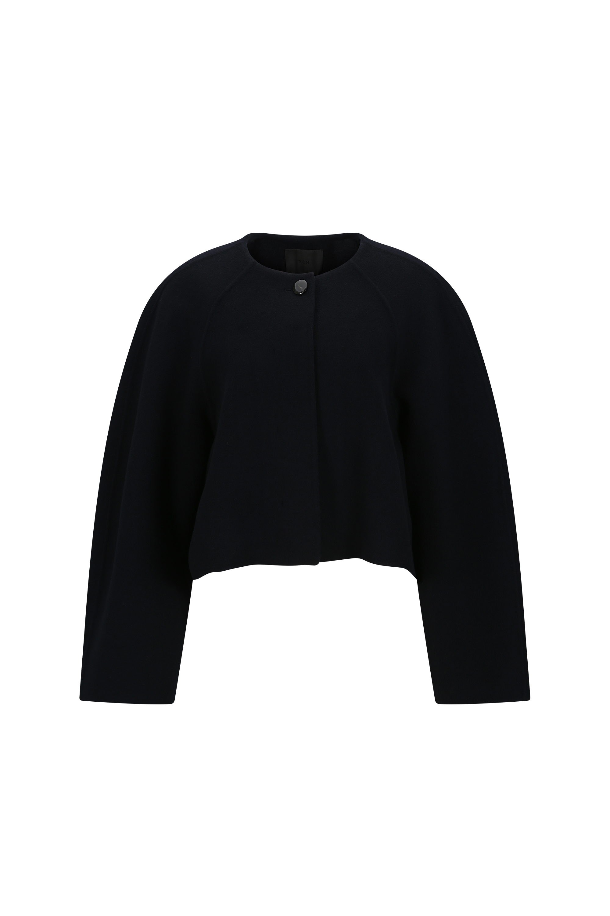 COLLARLESS WOOL JACKET (W26OT0112NV)