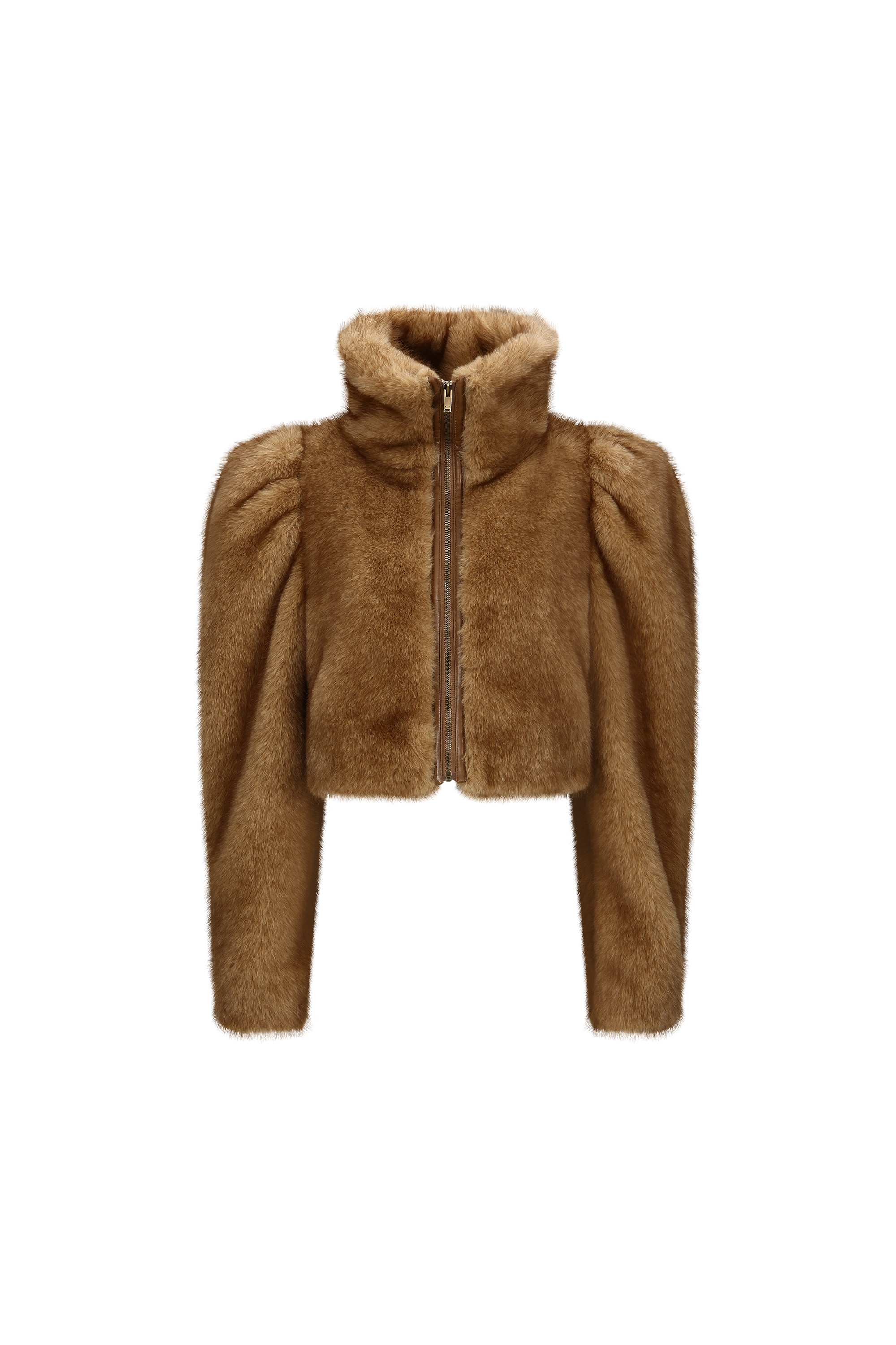 FAUX FUR ZIP JACKET (W26OT0211BE)