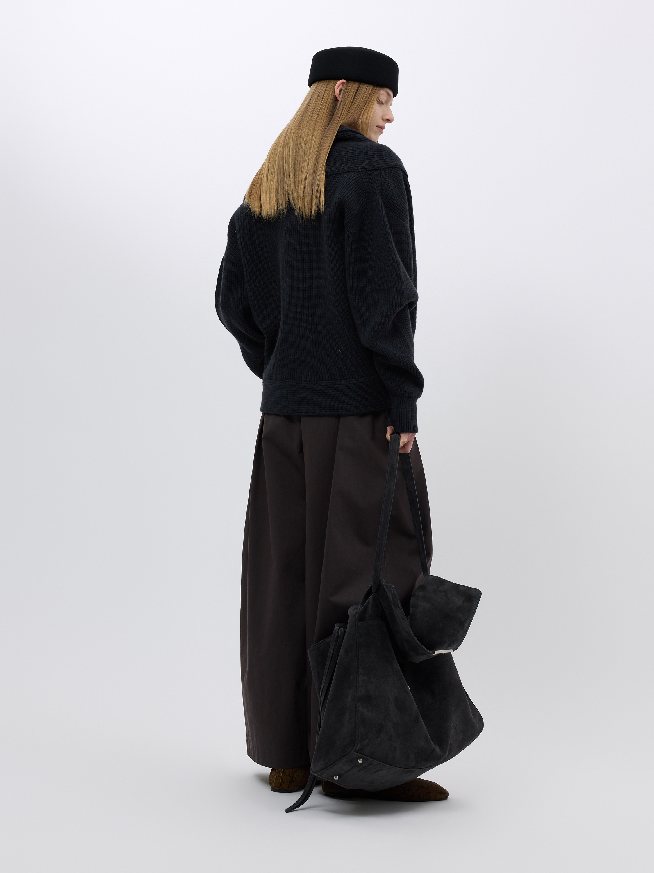 SCARF BELT WIDE PANTS (W26PT5181CG)